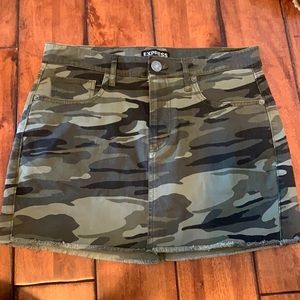 Express Camo Skirt